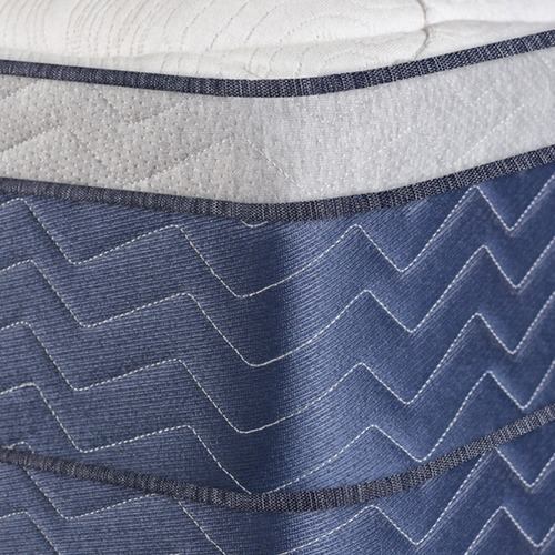 Conjunto Sommier Serta Florida 100x190 Resortes Espuma Suave