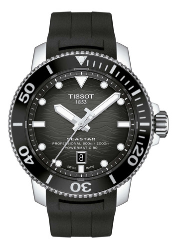 Reloj Tissot Seastar 2000 Professional Resina Negro
