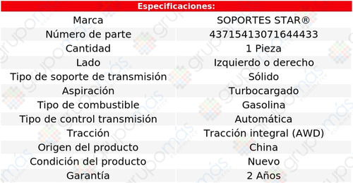 Sop Transmisión S Star Allroad Quattro V6 2.7l 01 A 04