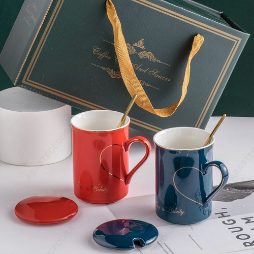 Taza De Café De Pareja De Calidad Conjunto De Regalo De Boda