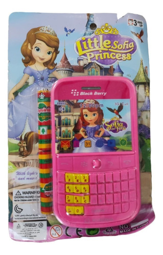 Juguete Infantil Teléfono Celular Interactivo Princesa+pilas