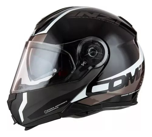 Casco Rebatible Doble Visor Combi 2 Duo Shock Nzi En Cycles