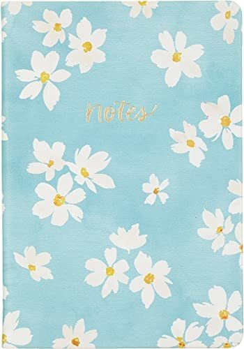 Cuaderno De Diario De Piel Sintetica Con Diseño De Flores