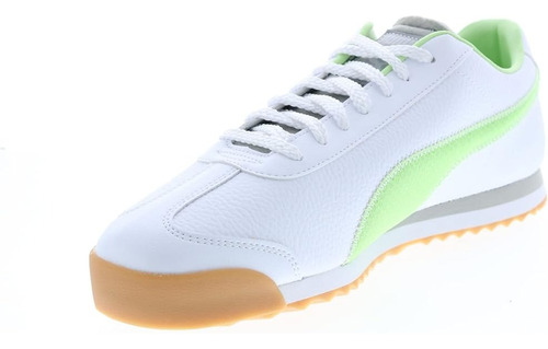 Zapatillas Puma Roma 40.5 Blanco Y Verde S/250