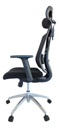 Silla De Oficina Sesquile Presidente-basculante-base Cromo