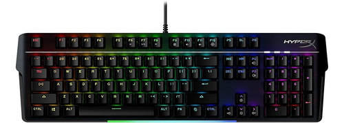 Teclado Hyperx,  Negro/con Usb-a/retroiluminacion