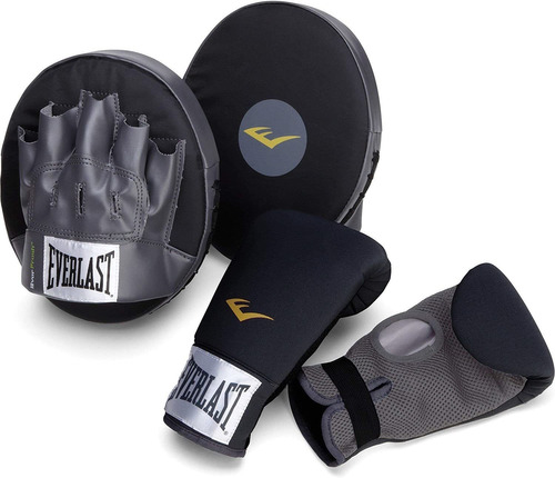 Everlast Kit De Entrenamiento De Boxeo  Color Negro / Gris