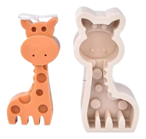 Mox Molde De Silicón Jirafa, Animal, Vela, Jabón, Chocolate