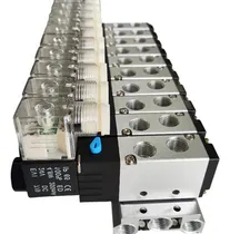 Comprar Bloco Manifold Pneumático Cu002F 10 Válvulas 5u002F2 Vias Rosca 1u002F4