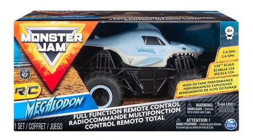 Auto Radio Control Spin Monster Jam Monster 1:24 Megalodon