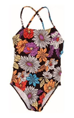 Malla Enteriza Rusty Floral Mix One Piece Niña Bikini