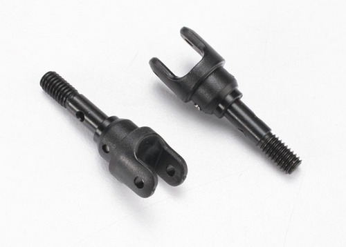 Traxxas 7054 - Stub Axle, Steel (2)q Yokes (2)