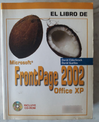 El Libro De Frontpage 2002 Office Xp -usado Excelente Esta 