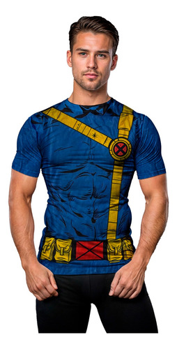 Remera Slim Fit Cíclope Xmen Pr544