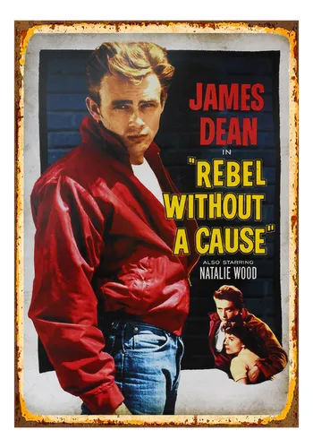 comprar 1 Cartel Metal Aluminio Retro James Dean Rebelde..,40x28 Cms