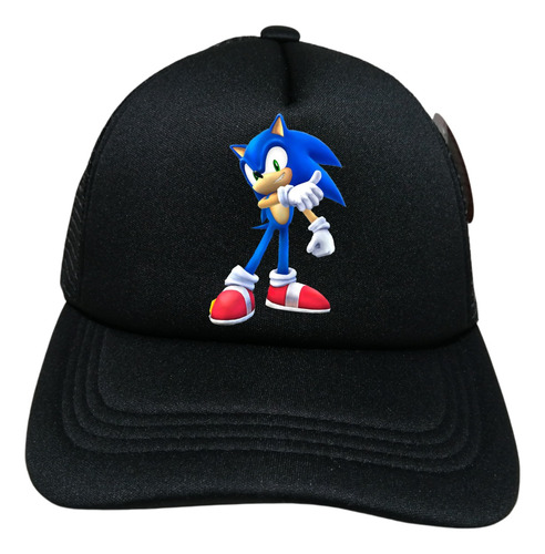  Gorra Sonic Erizo Personaje Videojuegos Película Niño Niña