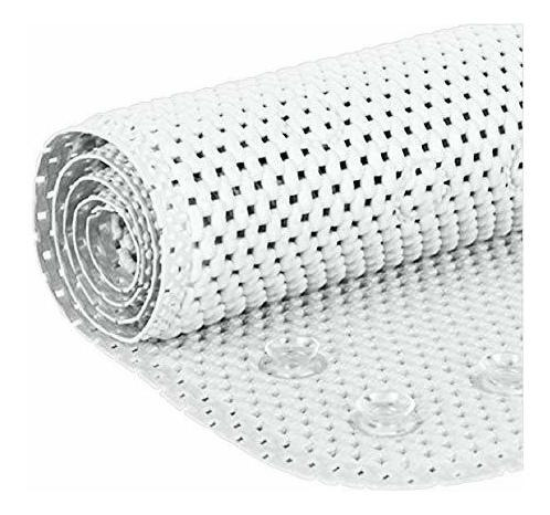 Alfombra Antideslizante Para Bañera Soft 91x43cm Blanco