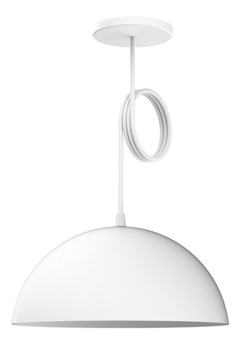 Colgante Moderno Lámpara De Techo Campana Media Esfera 30cm