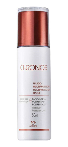  Fluido Multiprotector Facial Fps 50 Chronos Natura