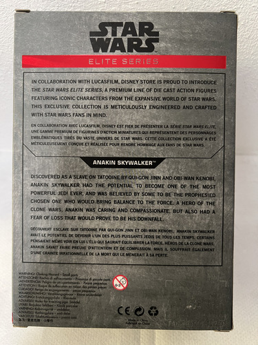 Élite Serie Star Wars Anakin Skywalker Disney Store Diecast (Usado)