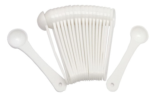 20 Cuchara Medidora Plastico Para Cocina Despensa 0.04