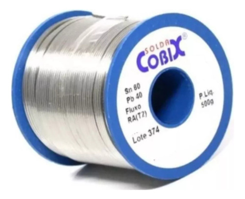 Kit Estanho Cobix 1,0mm 60x40 (snxpb) 250g- 3un