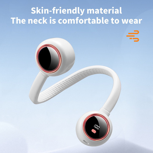 Miniventilador Digital Turbo Para Colgar En El Cuello, Carga