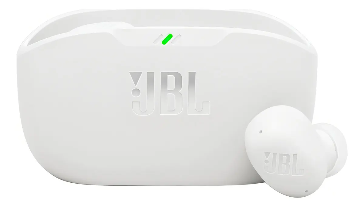 Fone De Ouvido Jbl Wave Buds 2 Cancell Ruido Cor Branco - Excelente (Recondicionado)