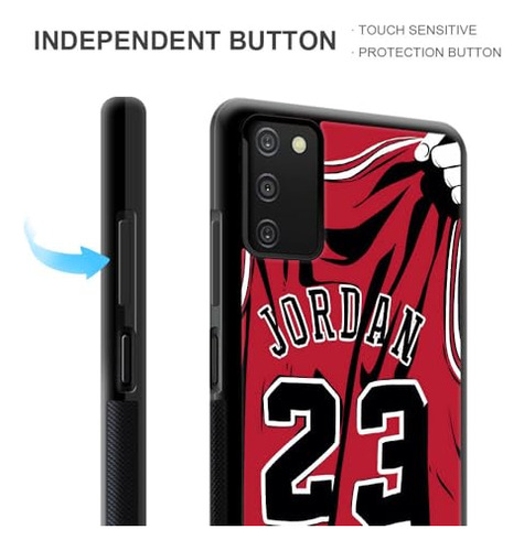 Funda Para Galaxy A03s Basketbplayer 36 Pattern 6.5 Plug Usa
