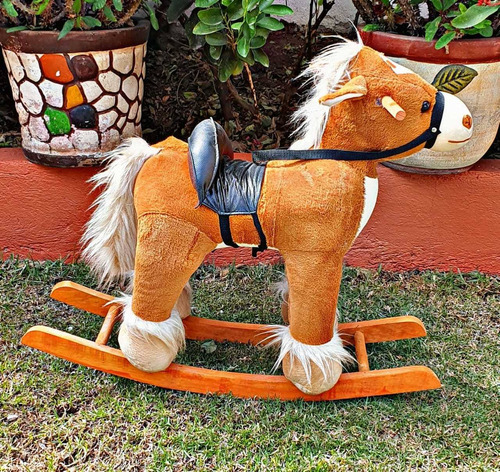 Caballito Mecedora De Peluche