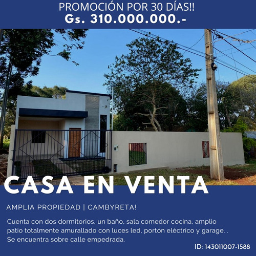 Casa Económica Y A Estrenar En Venta.