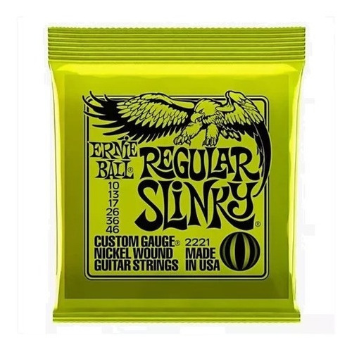 Encordoamento Ernie Ball Regular Slinky 010.046 Oferta!