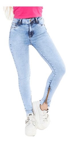 Jeans Mujer High Waist 1747 Celeste Paradise Jeans