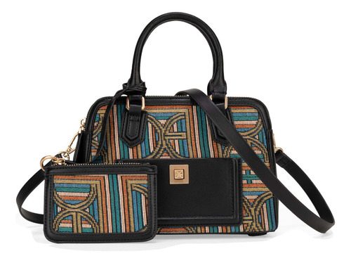 Bolsa Crossbody Cloe Tratmin Mediano Color Multicolor