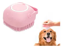 Comprar Cepillo Masajeador De Silicona Con Dispensador De Shampoo Para Mascotas Slim Company Perfecto Para Perros Y Gatos Baño De Limpieza Profunda, Masaje Relajante Y Cuidado Del Pelo Color Rosa