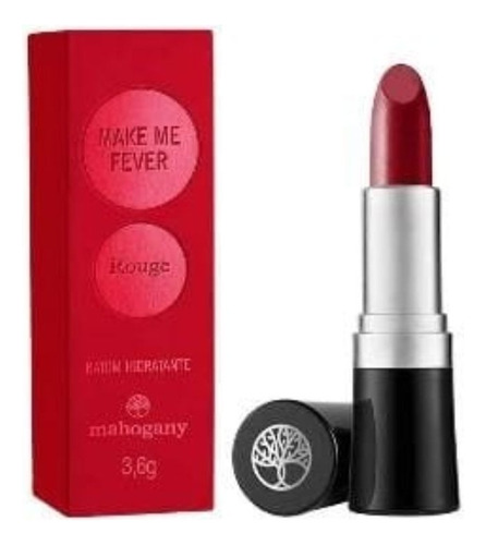 Batom Make Me Fever Rouge - Mahogany Acabamento Cremoso Cor Vermelho