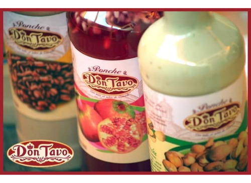 Ponche De Comala Don Tavo Sabor Frutas Tropicales 1 Lt