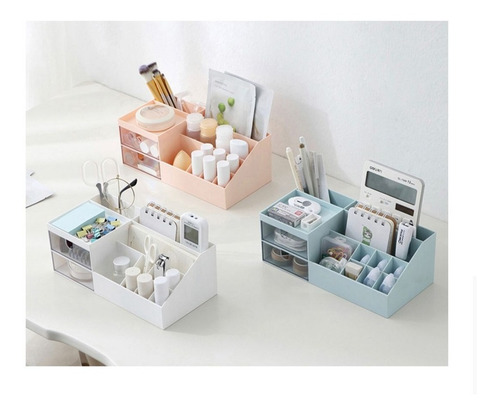 Imagen 8 de 10 de Organizador De Cosméticos Y Maquillaje Oficina 13 Divisiones