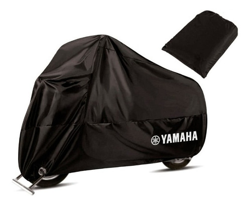 Funda Cubre Moto Negra P/ Yamaha Fz Nmx Ybr125 Fz25 Mt 03 07