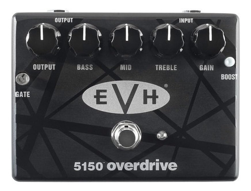Mxr Evh5150 Overdrive Pedal Bundle Con 2 Cables De Parche, F