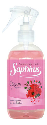 Fragancia Saphirus Aromatizador Ropa Textil 250ml AROMA OPIUM