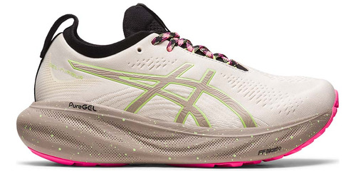 Zapatillas Asics Gel-nimbus 25 Tr Nature/lime Green Mujer