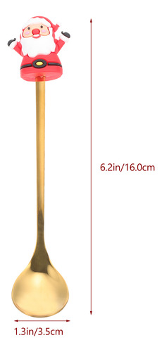 Set De Cucharas Navideñas Árbol De Navidad