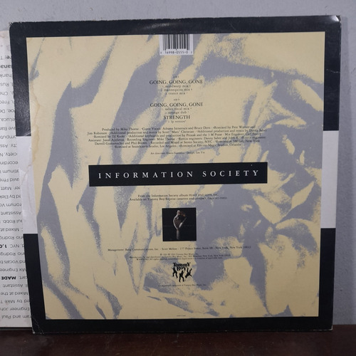 Vinil Lp Information Society Going, Going, Gome Importado