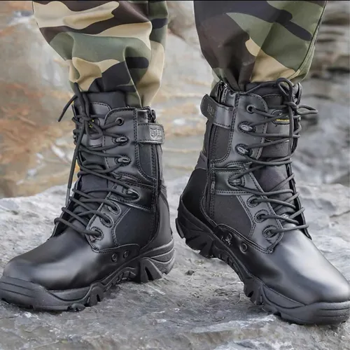 Botas Delta Ca a Alta T ctica Outdoor Militar Airsoft Urbano