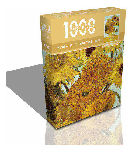 Rompecabeza Puzzle Cresko Girasole Van Gogh Arte