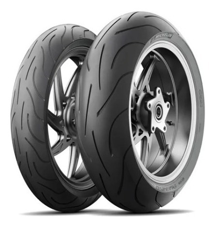 Par Pneu Moto Michelin Pilot Power 120/70 R17 + 180/55 R17 