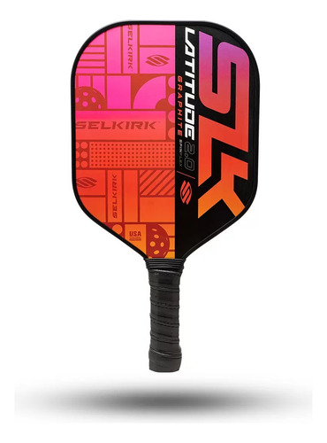 Selkirk Latitude Pickleball Juego Raquetas Con Pelotas Color Azul/rojo