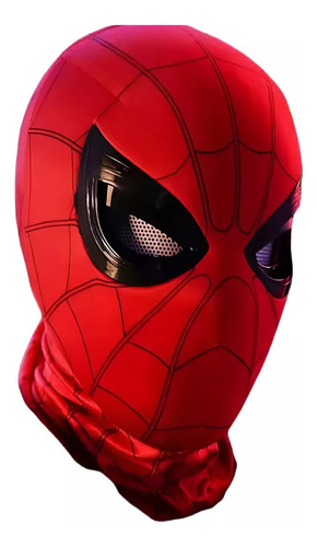 Mascara Spiderman Hombre Araña Ojos Móviles Rojo Spiderman Red