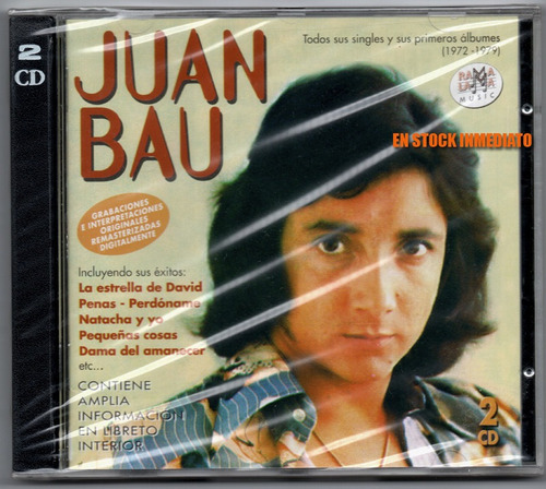 2 Cds ** Juan Bau ** Todos Sus Singles 1972-1979 ** Español